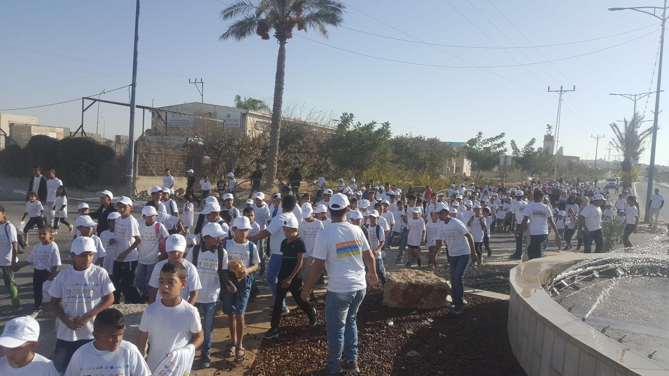 مسيرة حاشدة مناهضة للعنف في عرعرة النقب 